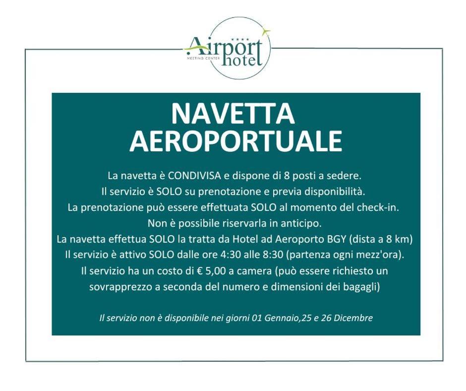 Airport Hotel Bergamo Bagnatica Екстериор снимка